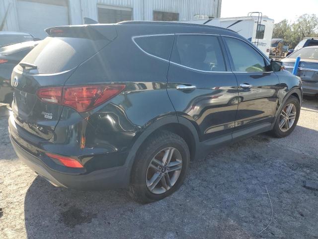 HYUNDAI SANTA FE S 2017 black  gas 5NMZUDLB4HH031487 photo #4