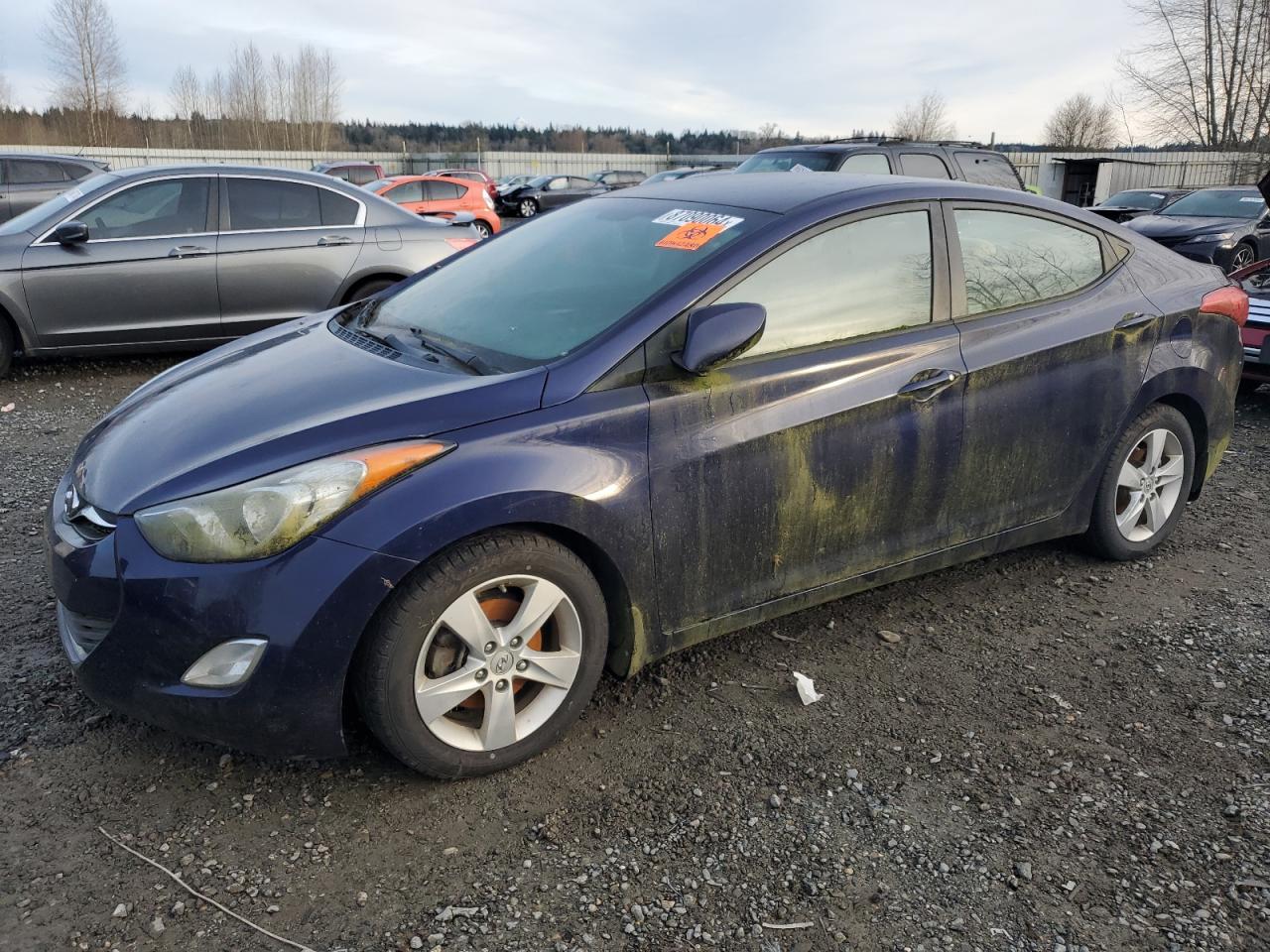 Lot #3042197953 2013 HYUNDAI ELANTRA GL