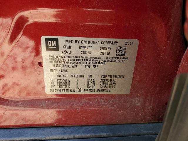 VIN KL4CJDSB2EB675239 2014 BUICK ENCORE no.13