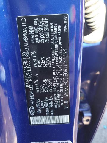 2024 HYUNDAI TUCSON SEL - 5NMJFCDE0RH364393