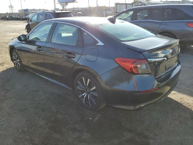 HONDA CIVIC EX 2022 gray  gas 2HGFE1F74NH305480 photo #3