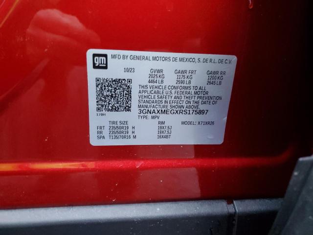 2024 CHEVROLET EQUINOX RS - 3GNAXMEGXRS175897