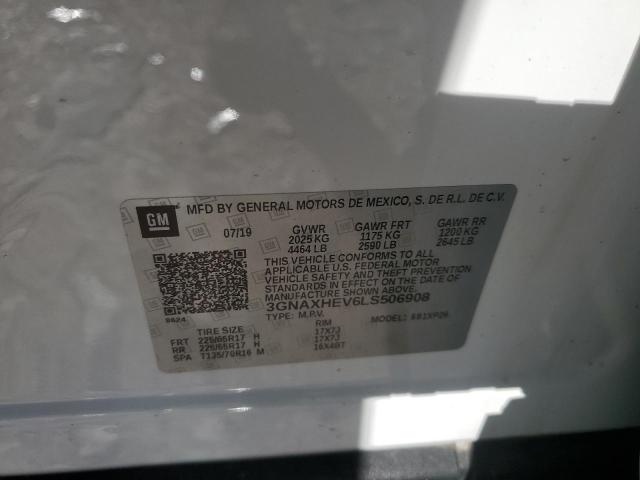 2020 CHEVROLET EQUINOX LS - 3GNAXHEV6LS506908