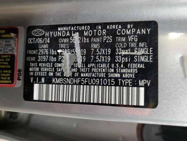 2015 HYUNDAI SANTA FE G - KM8SNDHF5FU091015