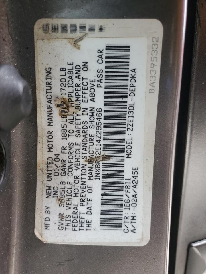 Lot #3044758033 2004 TOYOTA COROLLA CE