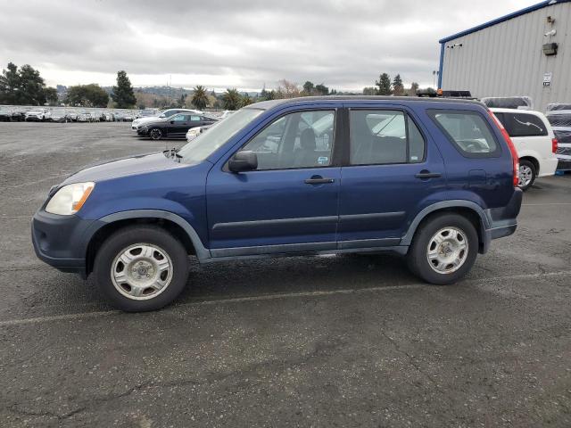 HONDA CR-V LX 2005 blue  gas JHLRD68565C016789 photo #1