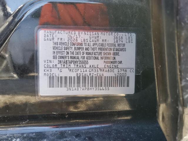 2017 NISSAN SENTRA S - 3N1AB7AP8HY356655
