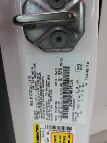 2017 FORD FUSION SE - 3FA6P0H99HR193551