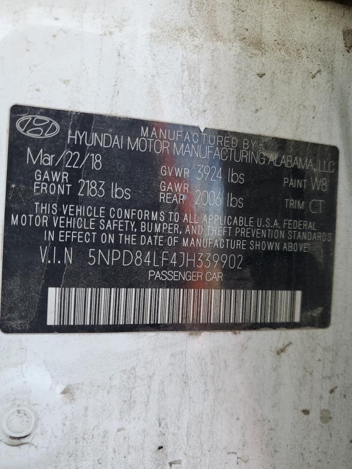 Lot #3025998950 2018 HYUNDAI ELANTRA SE