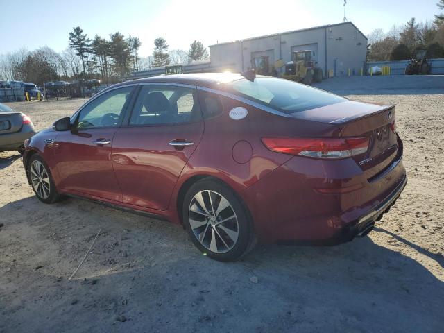 KIA OPTIMA LX 2019 red  gas 5XXGT4L35KG298632 photo #3