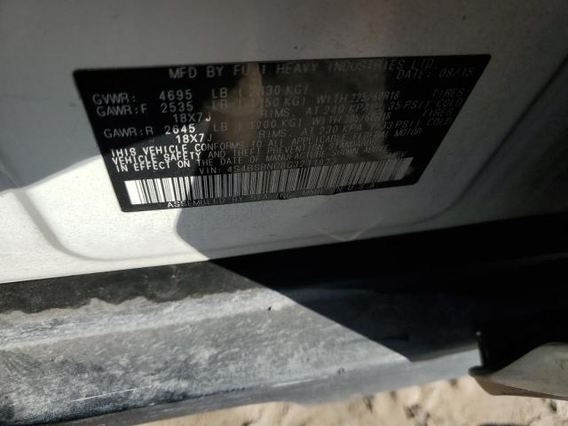 2016 SUBARU OUTBACK 2. - 4S4BSBNC8G3211923