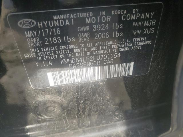 2017 HYUNDAI ELANTRA SE - KMHD84LF2HU201254