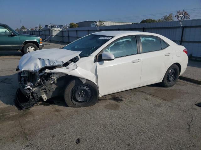 TOYOTA COROLLA L 2017 white  gas 5YFBURHE8HP612563 photo #1