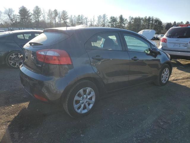 KIA RIO EX 2012 gray hatchbac gas KNADN5A39C6095424 photo #4