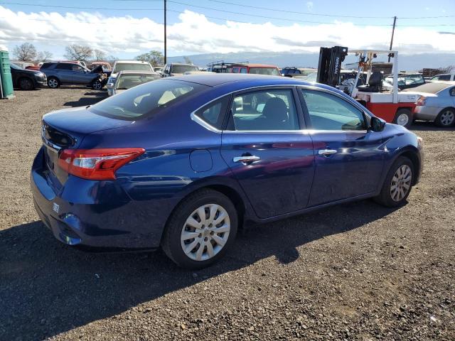 NISSAN SENTRA S 2019 blue  gas 3N1AB7AP7KY270504 photo #4