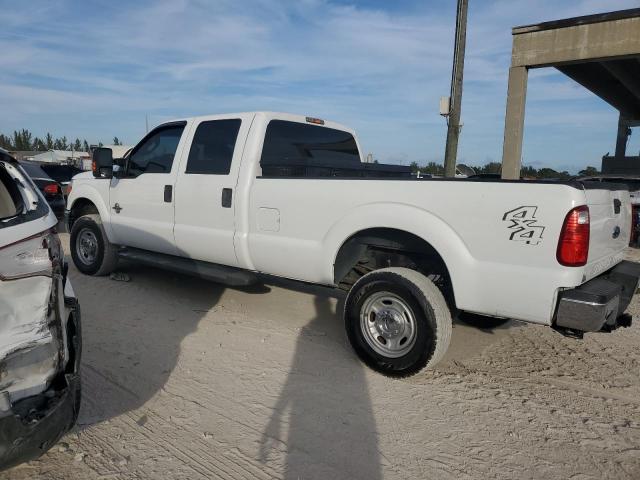 FORD F350 SUPER 2014 white crew pic diesel 1FT8W3BT9EEB39547 photo #3