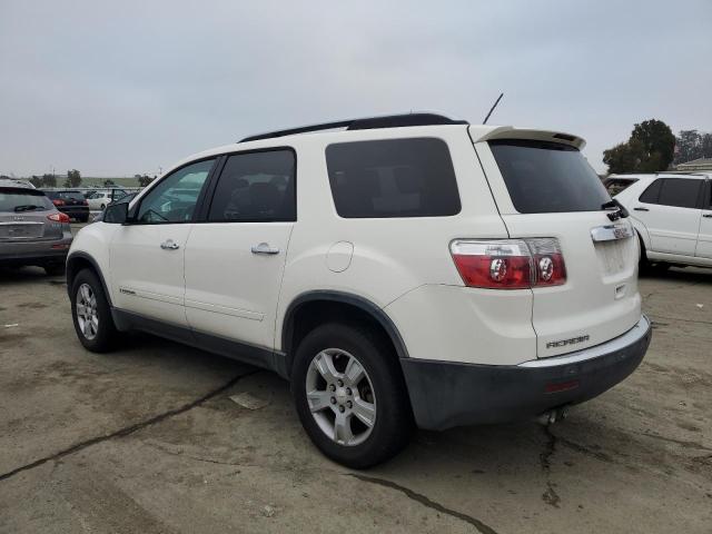 GMC ACADIA SLE 2007 white  gas 1GKER13747J122430 photo #3