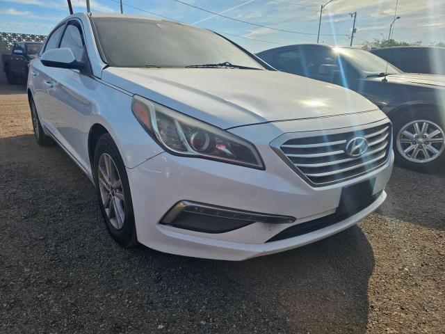 HYUNDAI SONATA SE 2015 white sedan 4d gas 5NPE24AF2FH184945 photo #1