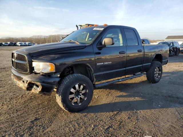 DODGE RAM 2500 S 2004 black  gas 3D7KU28D04G162282 photo #1