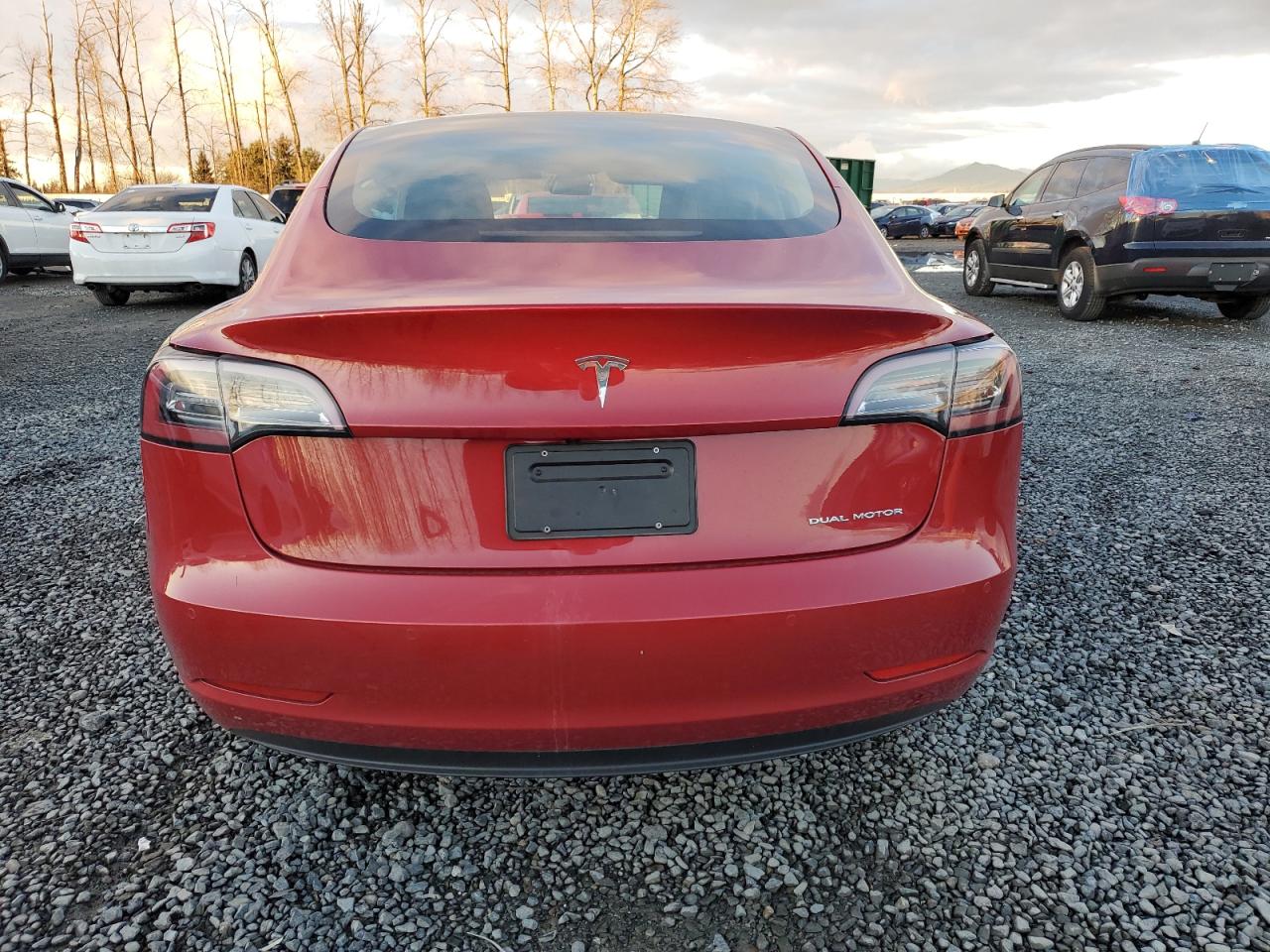 Lot #3034519736 2022 TESLA MODEL 3