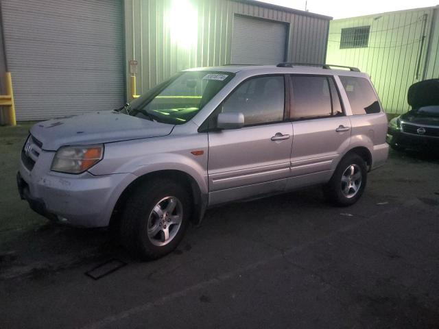 HONDA PILOT 2006 silver  gas 2HKYF18586H532650 photo #1