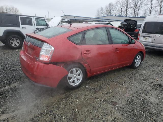 TOYOTA PRIUS 2007 red  hybrid engine JTDKB20U677630267 photo #4