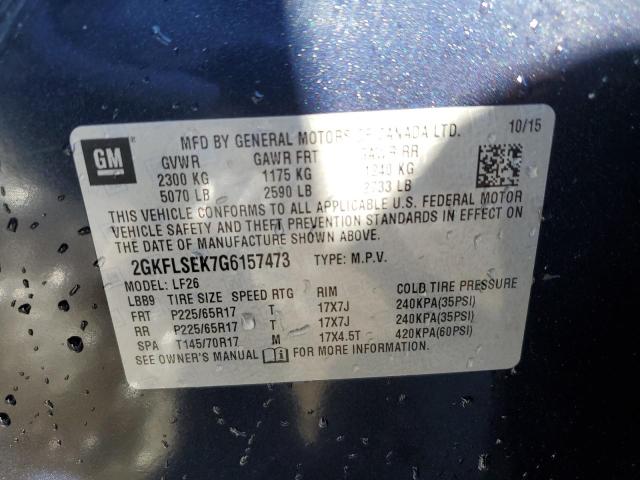 2016 GMC TERRAIN SL - 2GKFLSEK7G6157473
