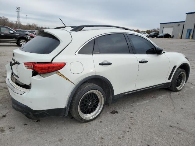 INFINITI QX70 2016 white  gas JN8CS1MU8GM671269 photo #4