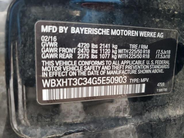 2016 BMW X1 XDRIVE2 - WBXHT3C34G5E50903