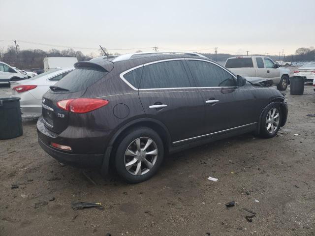 INFINITI EX35 BASE 2008 black station gas JNKAJ09F98M356054 photo #4