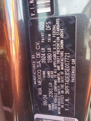 2025 KIA K4 LX 3KPFT4DE8SE017721