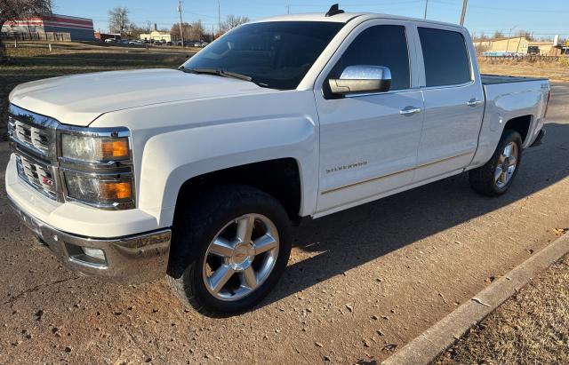 CHEVROLET SILVERADO 2015 white crew pic gas 3GCUKSEC0FG149328 photo #3