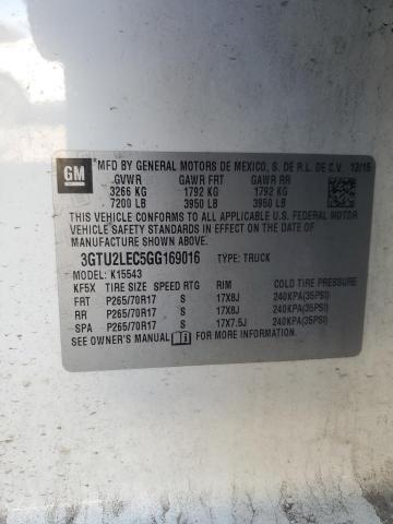 2016 GMC SIERRA K15 - 3GTU2LEC5GG169016