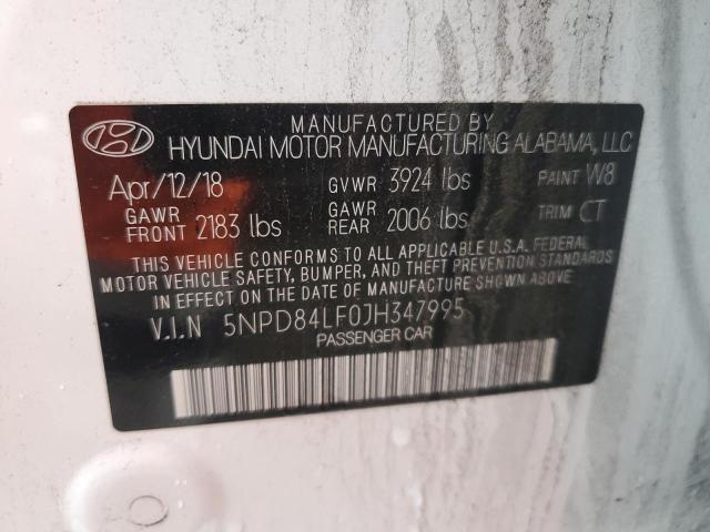 VIN 5NPD84LF0JH347995 2018 HYUNDAI ELANTRA no.13