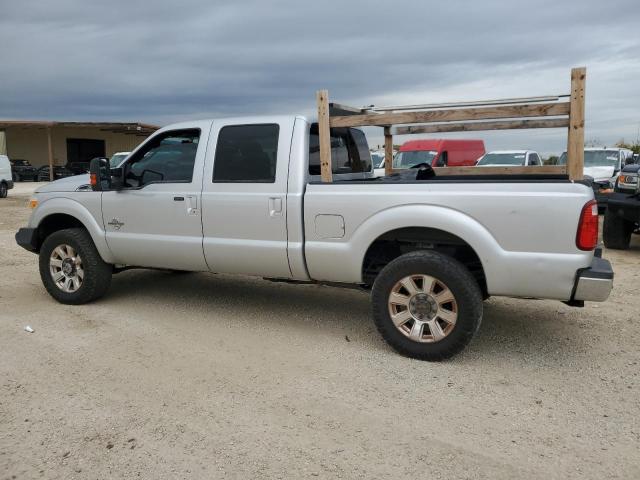 FORD F250 SUPER 2013 silver crew pic diesel 1FT7W2BT8DEB08214 photo #3