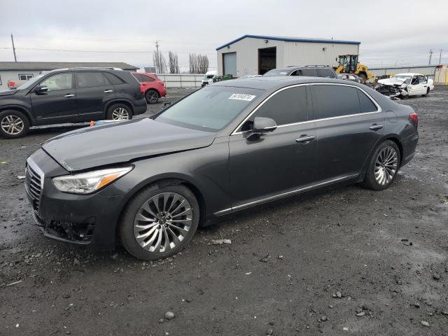 GENESIS G90 ULTIMA 2019 gray  gas KMTF54JH6KU064175 photo #1