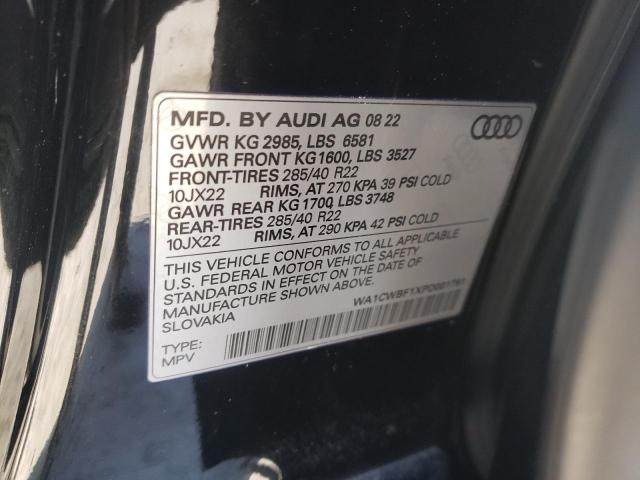 2023 AUDI SQ8 PRESTI - WA1CWBF1XPD001791