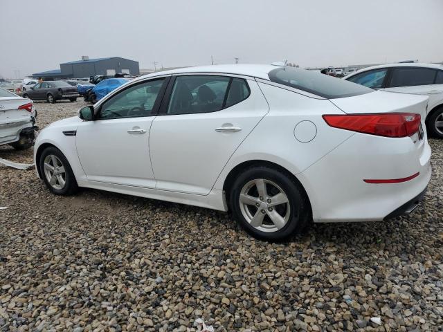 KIA OPTIMA LX 2015 white  gas KNAGM4A77F5630788 photo #3