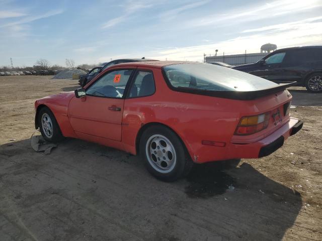 PORSCHE 944 1988 red coupe gas WP0AB0943JN471150 photo #3