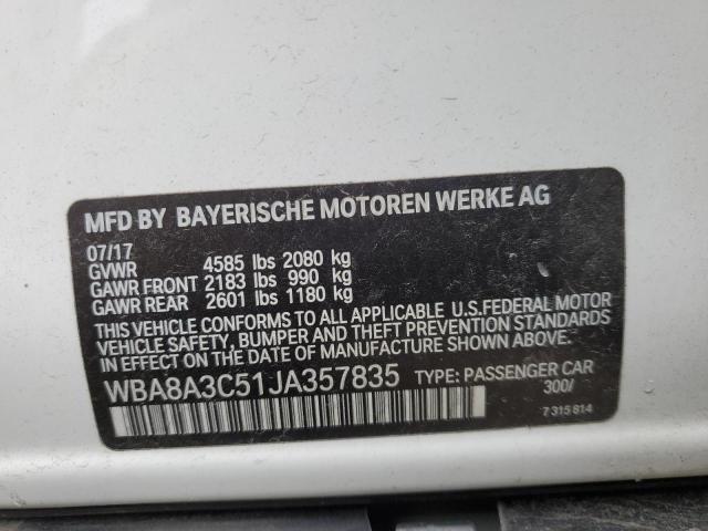 2018 BMW 320 XI - WBA8A3C51JA357835