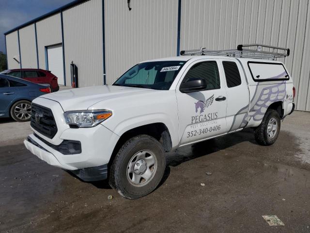 TOYOTA TACOMA ACC 2019 white  gas 5TFRX5GN4KX154089 photo #1