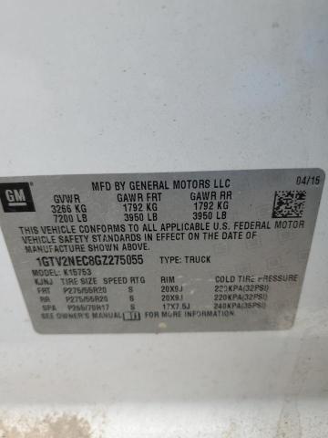 2016 GMC SIERRA K15 1GTV2NEC8GZ275055