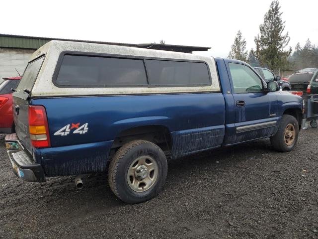 CHEVROLET SILVERADO 2000 blue  gas 1GCEK14W5YE223802 photo #4