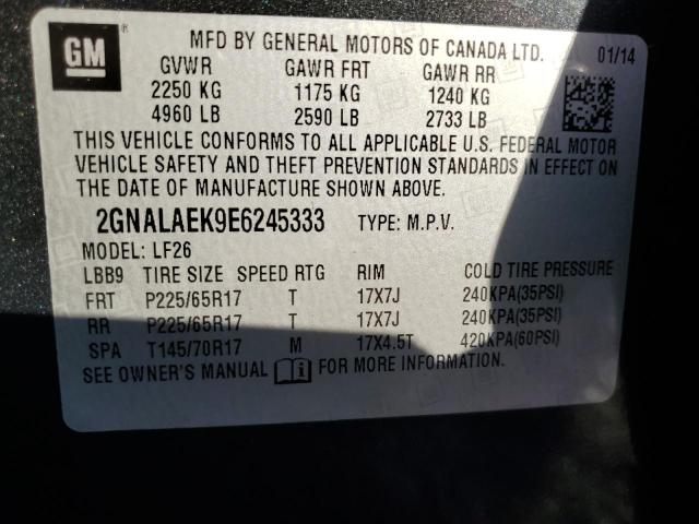 VIN 2GNALAEK9E6245333 2014 CHEVROLET EQUINOX no.12