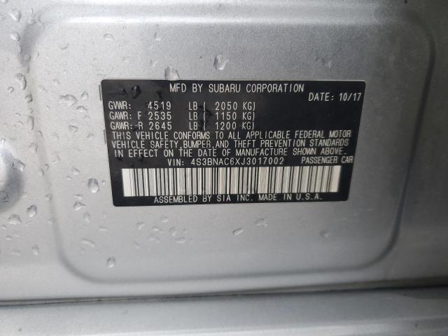 2018 SUBARU LEGACY 2.5 - 4S3BNAC6XJ3017002