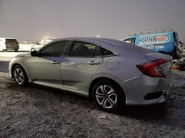 HONDA CIVIC LX 2016 silver  gas 19XFC2F54GE018390 photo #3