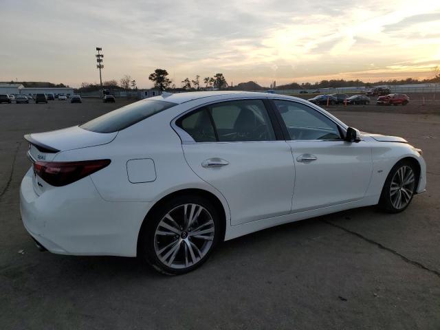 INFINITI Q50 PURE 2020 white  gas JN1EV7AR4LM256106 photo #4