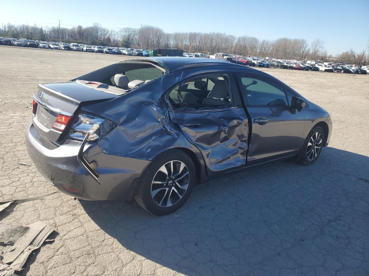 Lot #3027001788 2015 HONDA CIVIC EX