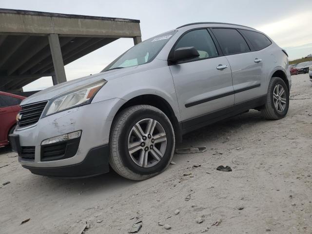 CHEVROLET TRAVERSE L 2017 silver  gas 1GNKRFED9HJ328866 photo #1