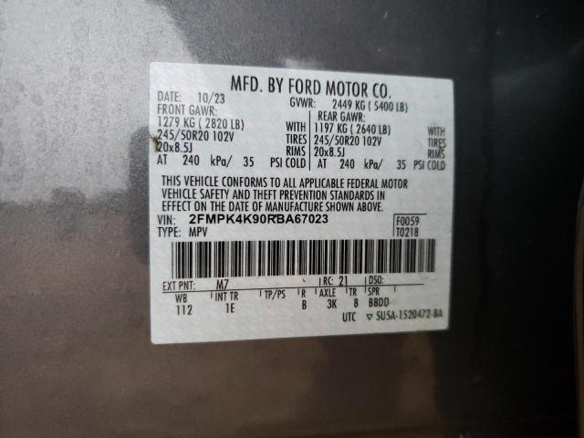 2024 FORD EDGE TITAN - 2FMPK4K90RBA67023